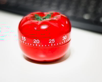 用于跟踪写作时间的Pomodoro番茄定时器